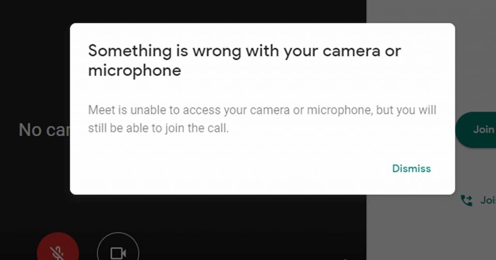 Google Meet Blocked Microphone - 1 | Tavres.com